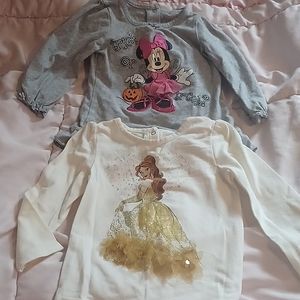 Set of Disney Shirts- Belle/Minnie